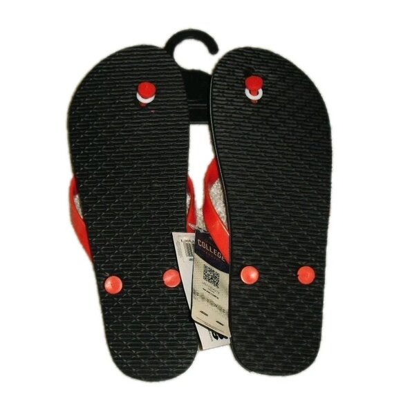 Miami Hurricanes Flip Flops Sandals Mens Sz. 7-8 Womens Sz. 9-10 New Foco Ncaa